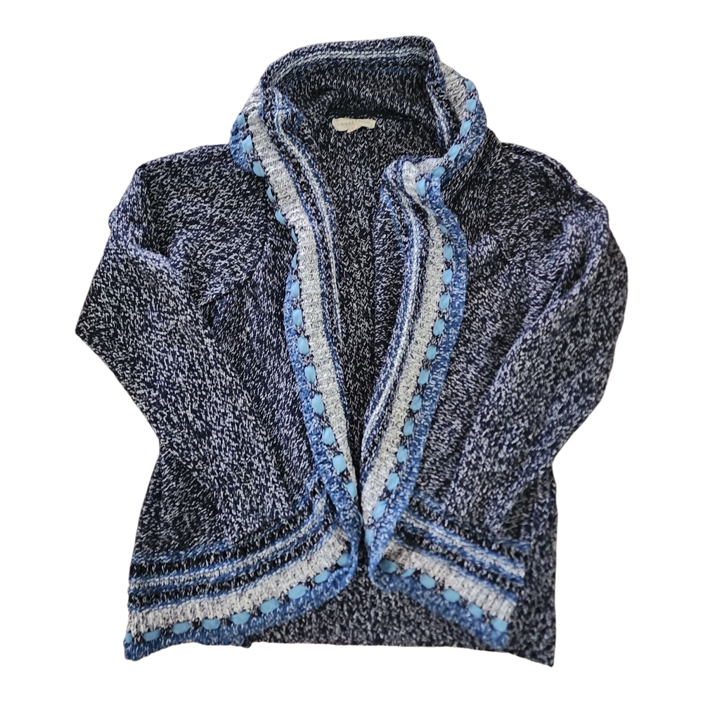 Lovestitch Navy and Light Blue Cardigan